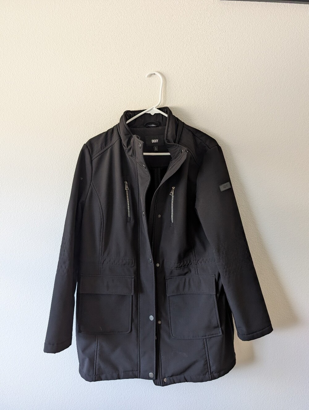 DKNY New York Women's Black Jacket SZ Large